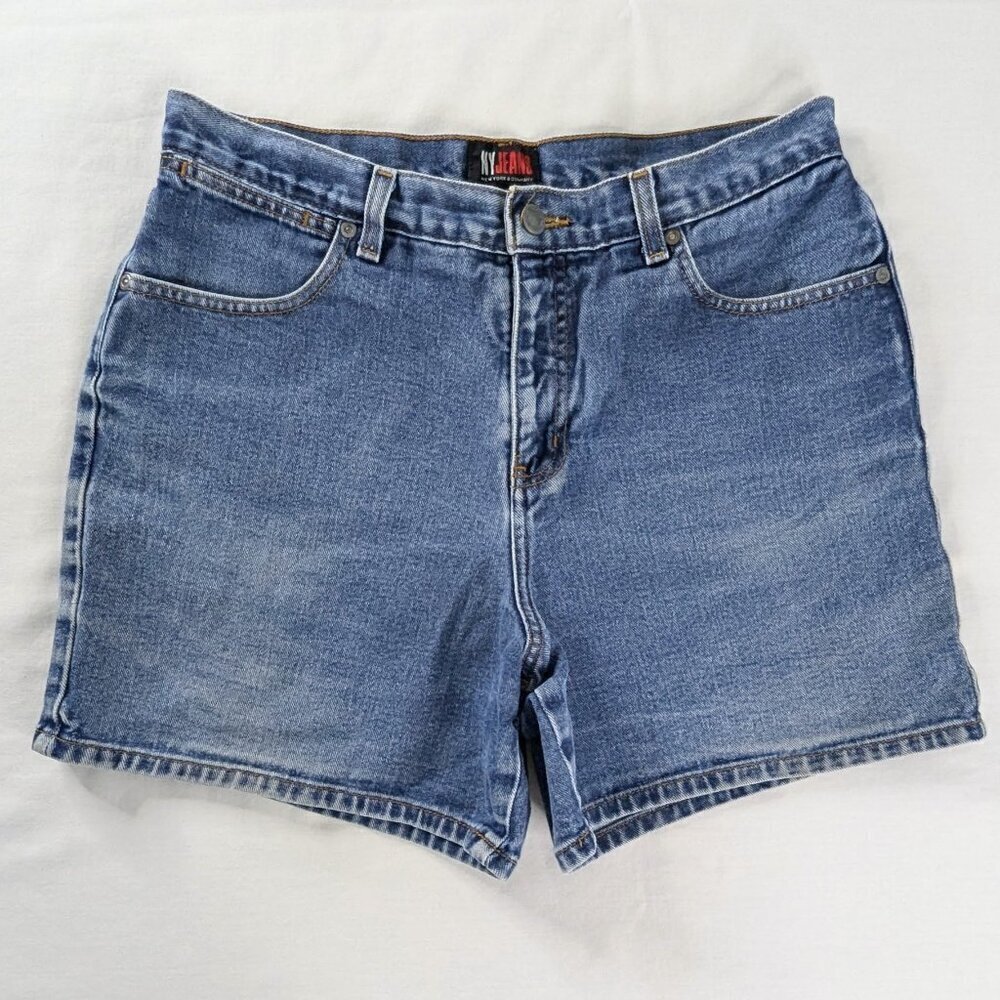 VTG NY Jeans Blue Denim High Rise 90s Mom Shorts